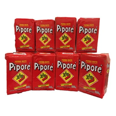 Imagen de PIPORE Yerba Mate Tradicional 500g, Té argentino natural con hojas y palos (1x500 g)