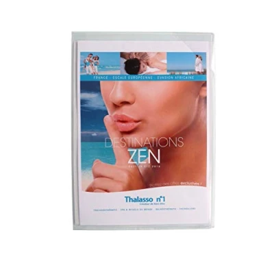 Imagen de Djois made by Tarifold 194773 Kang Easy Load, Pack de 5 Fundas Adhesivas, Porta Carteles, Removible, Cierre por Esquina, A4, Transparente