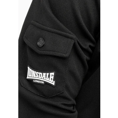 Imagen de Lonsdale MIT Normale Passform Rosslea Chándal, Hombre, Talla: Large, Black white