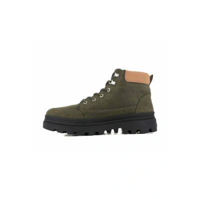 Imagen de Palladium Botines con cordones, Hombre, Talla: 44, Olive night Zapatos