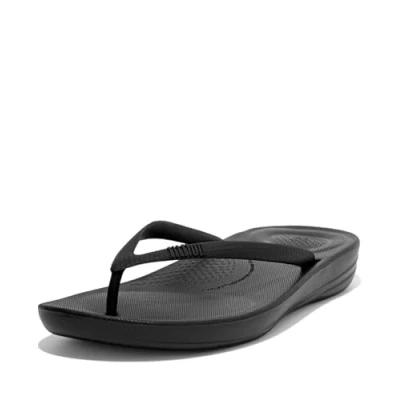 Imagen de Fitflop Iqushion Ergonomic Chanclas de dedo, Mujer, Talla: 40, All black Zapatos
