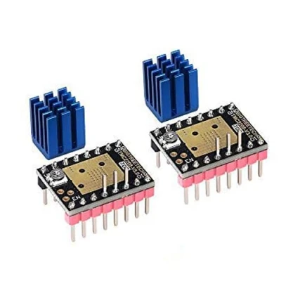 Imagen de BIGTREETECH TMC2208 V3.0 Controlador de Motor Paso a en Modo UART con Disipador Térmico para SKR V1.3 MKS GEN L Rampas 1.4/1.5/1.6 Tablero Control Impresora 3D (Paquete 2 Piezas)