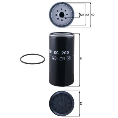 Imagen de MAHLE ORIGINAL KC 200 Filtro Combustible enroscable MERCEDES BENZ: UNIMOG, ATEGO 2,