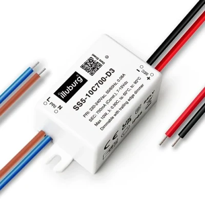 Imagen de illuburg Transformador LED Regulable TRIAC 700mA Corriente Constante 5W 10W Alimentador Fuente de Alimentación