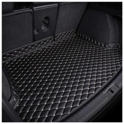Imagen de POWEC Estera del Maletero Coche, para Renault Captur 2018 2023 Protector Cubre Maletero,Cuero Duradero AntiarañAzos Impermeable Alfombra,C