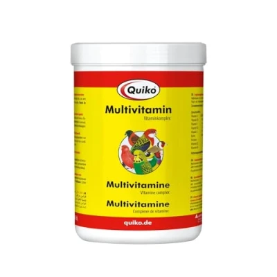 Imagen de Quiko Multivitamin 750g Complejo vitamínico para suministrar a Todas Las Especies de pájaros Ornamentales vitaminas Importantes en Forma Polvo