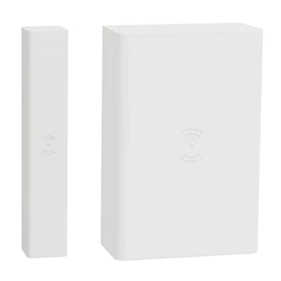 Imagen de Schneider Electric Smart Home Sensor de Puerta Ventana Independiente o Mediante aplicación, protección antirrobo, Control Ventanas Compatible con Amazon Alexa y Google