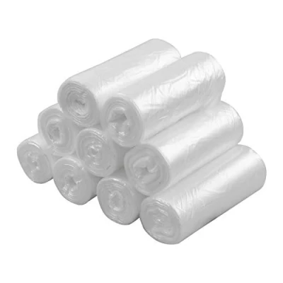 Imagen de Farmoon Bolsas De Basura Transparentes 5 Litros, Para Basura, 9 Rollos/225