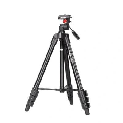 Imagen de Rollei Compact Traveler Star S1 (Antes Digi 3400) Trípode Compacto con Cabezal de trípode, Capacidad 2 kg, Altura 125 cm, Aluminio, Color Negro