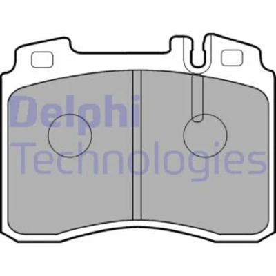Imagen de DELPHI LP844 Juego de pastillas freno preparado para indicador desgaste Chapa antichirridos sin accesorios MERCEDES BENZ: Clase E Berlina