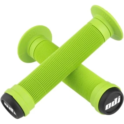 Imagen de ODI Manoplas para Bicicletas de Ciclismo, tamaño 143 mm, Color Verde