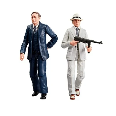 Imagen de Indiana Jones y Aventureros del Arca Perdida, Figuras Marcus Brody René Belloq (Ark Showdown) Adventure Series de 15 cm