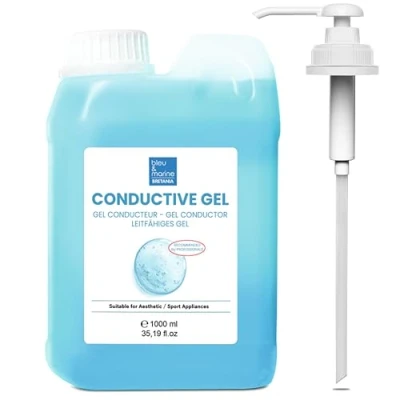 Imagen de Gel Conductor Aparatologia Estetica Profesional: Radiofrecuencia, Microcorriente Facial, Ultrasonidos, Electrodos, Cavitacion, Depilacion IPL, Laser 1000 ml
