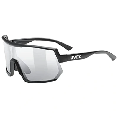 Imagen de uvex sportstyle 235 V, gafas deportivas unisex, fotocromáticas, antivaho, black matt/silver, one size