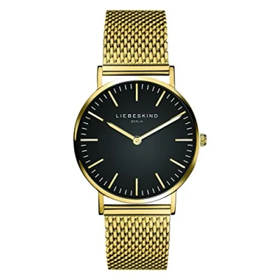 Imagen de Liebeskind LT 0097 MQ, Reloj Mujer, Color Dorado Y Negro., talla única