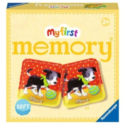 Imagen de Ravensburger 20998 Peluche My First Memory El clásico Juego de Memoria con 24 Tarjetas Tela y Animales Lindos niños, Juguete a Partir 2 años, Color Blanco (20998)