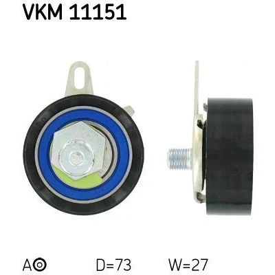 Imagen de SKF VKM 11151 Polea tensora, correa dentada con material de fijación AUDI: A4 B6 Berlina, B5 A8 D2, VOLKSWAGEN: Passat GP Berlina