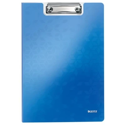 Imagen de LEITZ 41990036 Carpeta miniclip WOW PP fabricada en Polifoam DIN A4 color azul metalizado