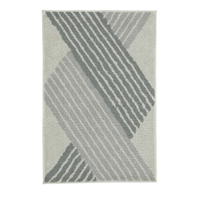 Imagen de Kleine Wolke Alfombra de baño Cross, 60 x 100 cm, Antracita