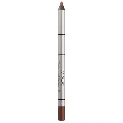 Imagen de IMPALA Lápiz de Labios Cremoso Waterproof Color Nude Grisáceo 211 Perfilador Permanente Labial Resistente al Agua Delineador Larga Duración Efecto voluminizador