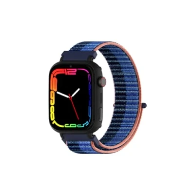Imagen de DCU TECNOLOGIC Smartwatch para niños con Sistema Android Whatsapp Posicionamiento GPS Videollamadas Botón SOS Control Parental Color: Azul