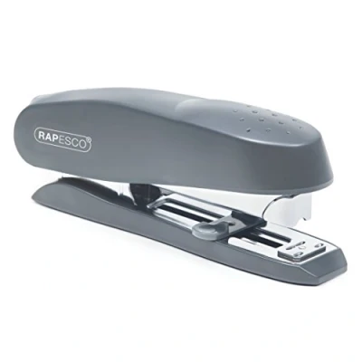 Imagen de Rapesco R71726B3 ECO Spinna Grapadora de Carga Frontal, Capacidad para 50 Hojas, Gris