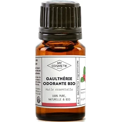 Imagen de Aceite esencial de gaulteria orgánico (Gaultheria fragrantissima) 100% puro y natural MY COSMETIK 10 ml