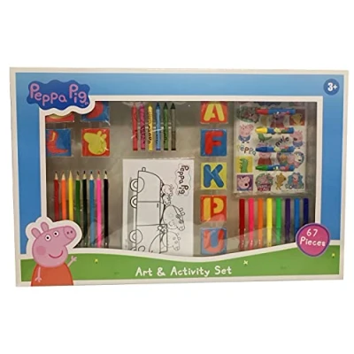 Imagen de Peppa Pig, Set de Pinturas Multicolor Pig Mega Caja Actividades 67 Piezas, (CyP Brands)