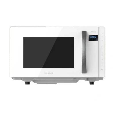 Imagen de Cecotec Microondas sin plato GrandHeat 2300 Flatbed Touch White. Capacidad 23 litros, Potencia 800 W, 8 Funciones preconfiguradas, Temporizador hasta 95 min
