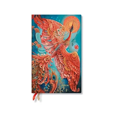 Imagen de Firebird (Birds of Happiness) Maxi 12 month Dayplanner 2024 (Bird