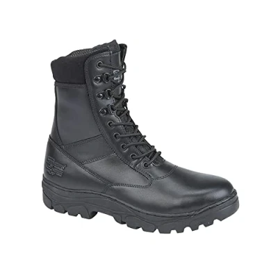 Imagen de Grafters Botas de Combate Cuero Maverick con Cordones para Hombre (48 EU) (Negro)