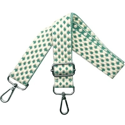Imagen de Correa para Bolsos de Mujer Bandolera, Reemplazo Bolsos, Hombro Ajustable con Mosquetón Plateado 3.8cm Anchura Crossbody Accesorios, Verde, O5
