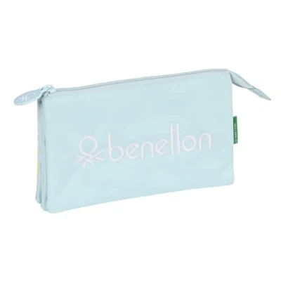 Imagen de Safta Portatodo Triple Benetton Fantasy 22X12X3Cm, Multicolor (842217744)
