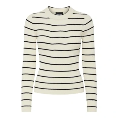 Imagen de Pieces Crista LS Oneck NOOS BC Jersey de punto birch, Mujer, Talla: Small, Birch
