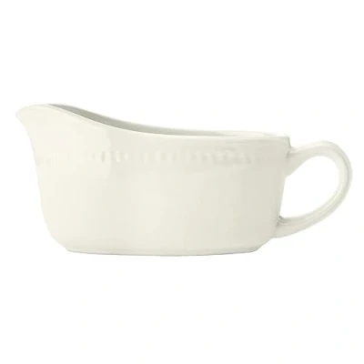 Imagen de Mikasa Cranborne Salsera de gres, crema, 300 ml para salsas, salsas y natillas, perfecto cena domingo, apto lavavajillas microondas