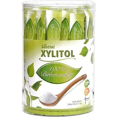 Imagen de Xilitol en bolsitas (40 x 5 g) 200 g SANTINI