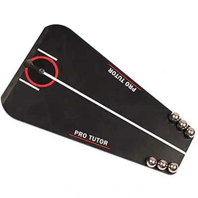 Imagen de MVKLIW Tutor de Putting Golf con Estuche Cremallera Gratis, Ayuda Entrenamiento Putt Entrenador/Ayudas para Interiores y Exteriores