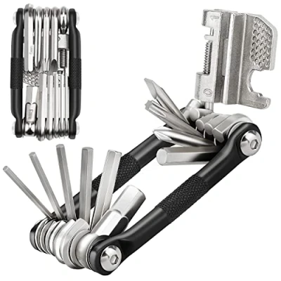 Imagen de Bike Tool 17 en 1 Multiherramienta para Bicicletas Kit de Reparación
