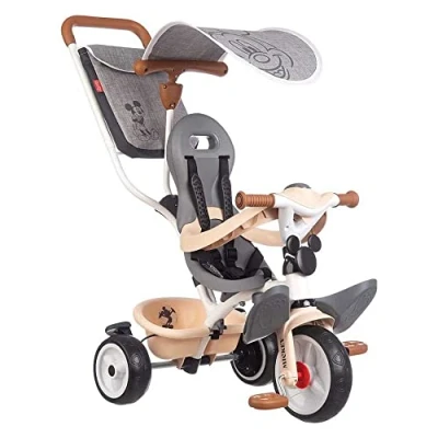 Imagen de Smoby Triciclo Mickey Mouse Baby Balade Plus, Evolutivo (7600741402)