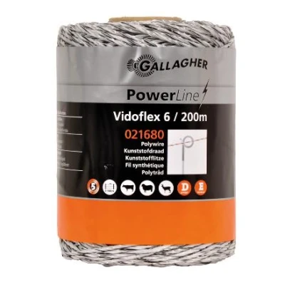 Imagen de Vidoflex 6, Gallagher, Blanco Adecuado para Ganadería