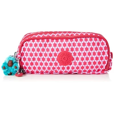 Imagen de Kipling Gitroy, Estuche Grande, Varios Compartimentos, 23 cm, 1 L, Rosa (Starry Dot Print)
