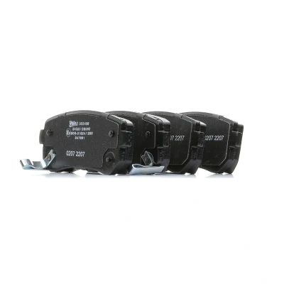 Imagen de VALEO 302408 Juego de pastillas freno Eje trasero con contacto avisador desgaste Chapa antichirridos HYUNDAI: i30 I Hatchback