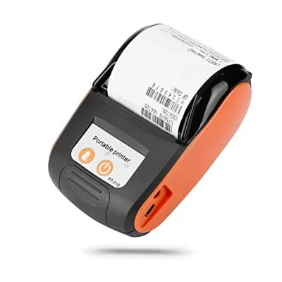 Imagen de Recibos Térmicos Inalámbricos, Impresora térmica de Tickets, 58 mm, mini portátil Bluetooth con impresión a alta velocidad, POS Mobile para Android, iOS y Windows