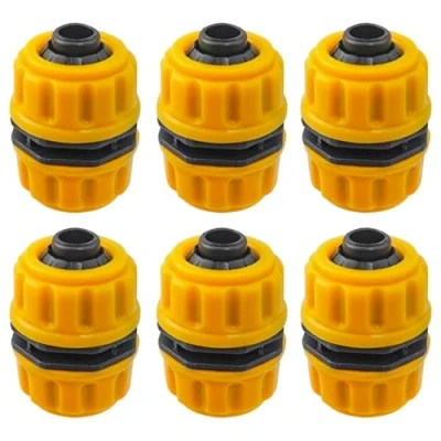 Imagen de BuxiuGK 6 Piezas jardín Manguera Reparador 1/2 Pulgada(12,5 mm),conectores para de Reparación conector Doble