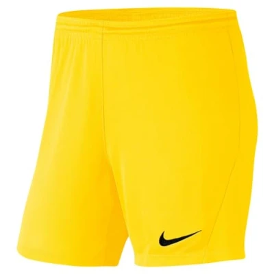Imagen de Nike BV6860 719 Dri FIT Park 3 Shorts Mujer Tour Yellow/Black Tamaño 2XL