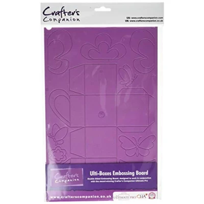 Imagen de Crafter&#039;s Companion Ulti Boxes Última Placa de Estampado Pro Púrpura, Morado