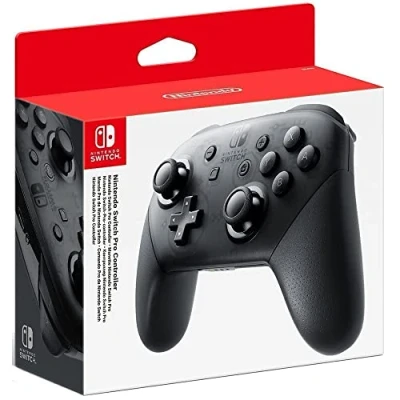 Imagen de Mando Nintendo Switch Pro Controller, Cable USB, Vibración HD, Negro