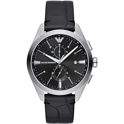 Imagen de Emporio Armani Traditional Cronógrafo, Hombre, Talla: One Size, Black