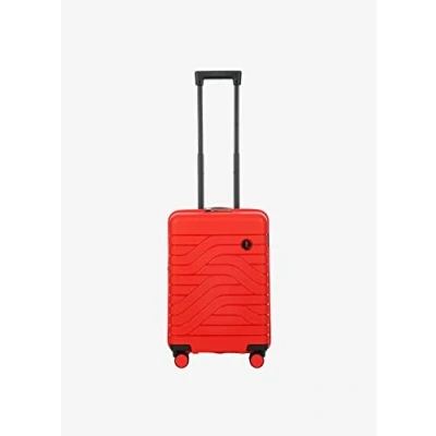 Imagen de Bric&#039;s Maleta Trolley Rígida Expandible Colección Ulisse BY, Equipaje de Mano 4 Ruedas, Resistente y Ultraligera, Conexión USB, Candado TSA Integrado, Dimensiones 37x55x23/27, Rojo