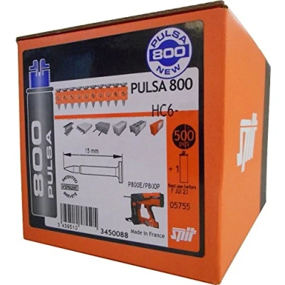 Imagen de Spit Clavo para hormigon hierro estandar hc6 15+gas p800